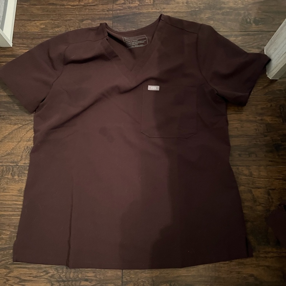 Figs Espresso Jumpsuit (Pants & Top)